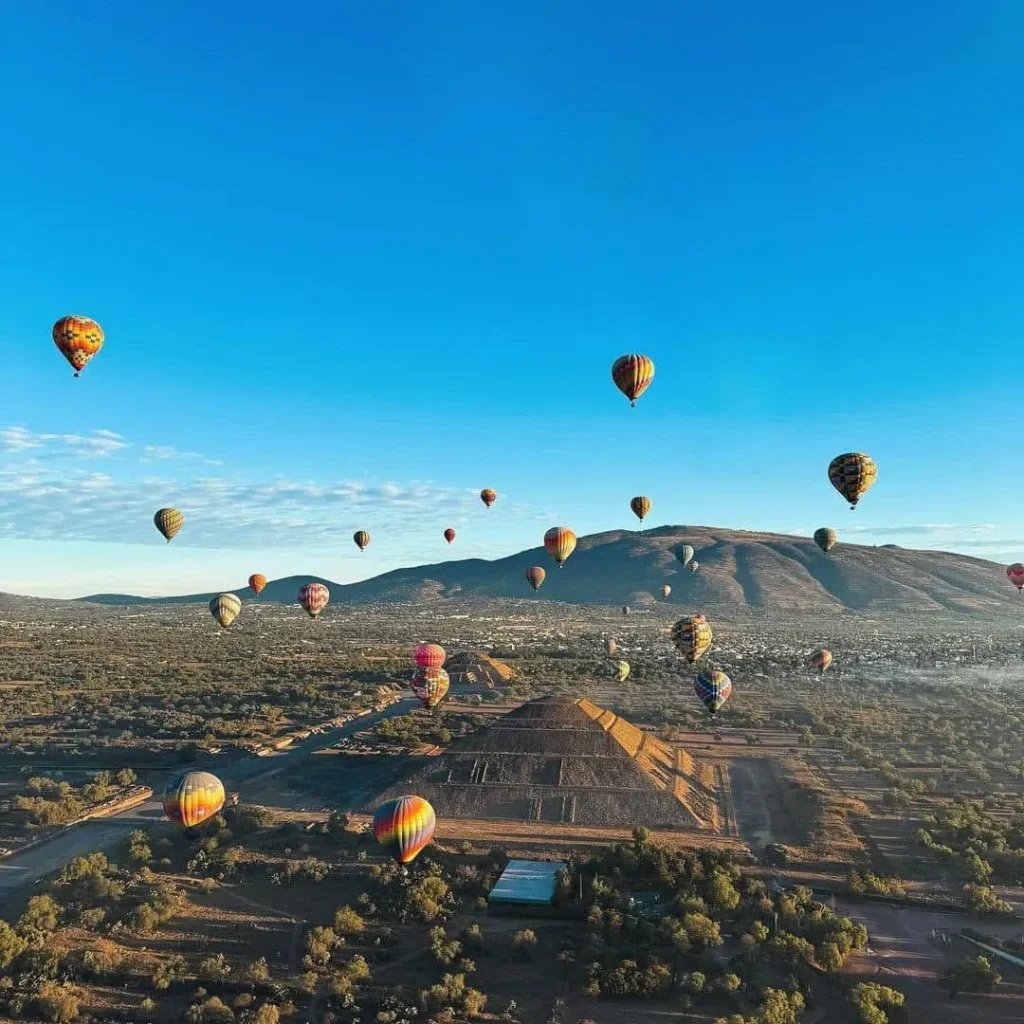 The Ultimate Teotihuacan Pyramids Hot Air Balloon Tour and Visit in One Day